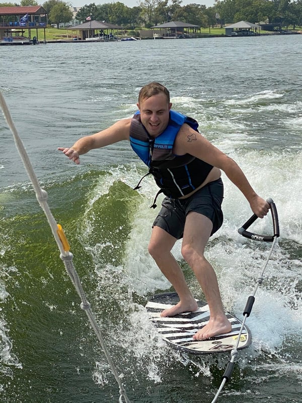 Cory Essman surfing 