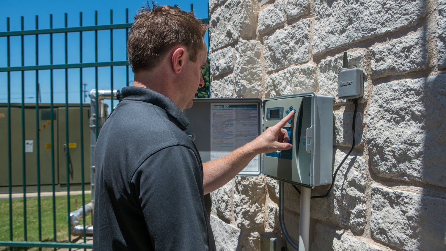 Smart irrigation controller installation