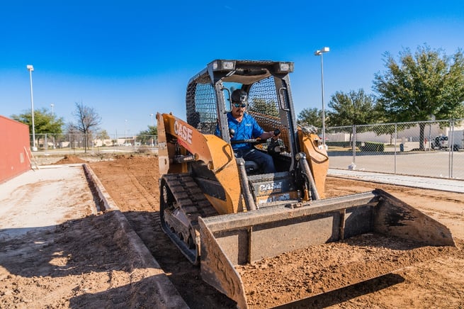 commercial landscape installation