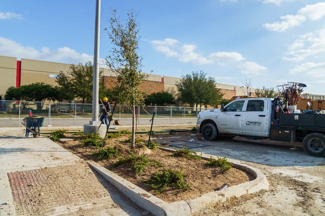 landscapers at Tru and Home2 Suites By Hilton