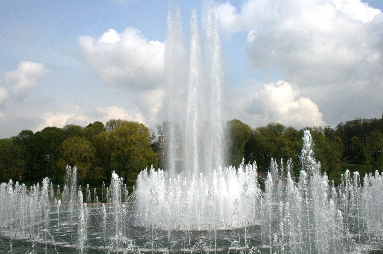 Water feature on commercial property